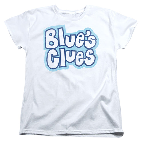 Blue's Clues Blue'S Clues Vintage Logo Womens T-Shirt