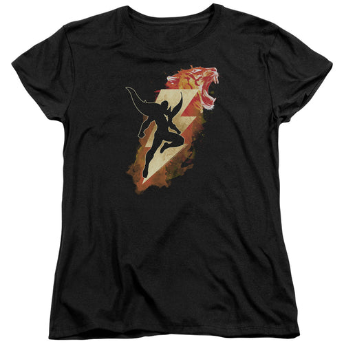 Shazam! Tiger Bolt Womens T-Shirt