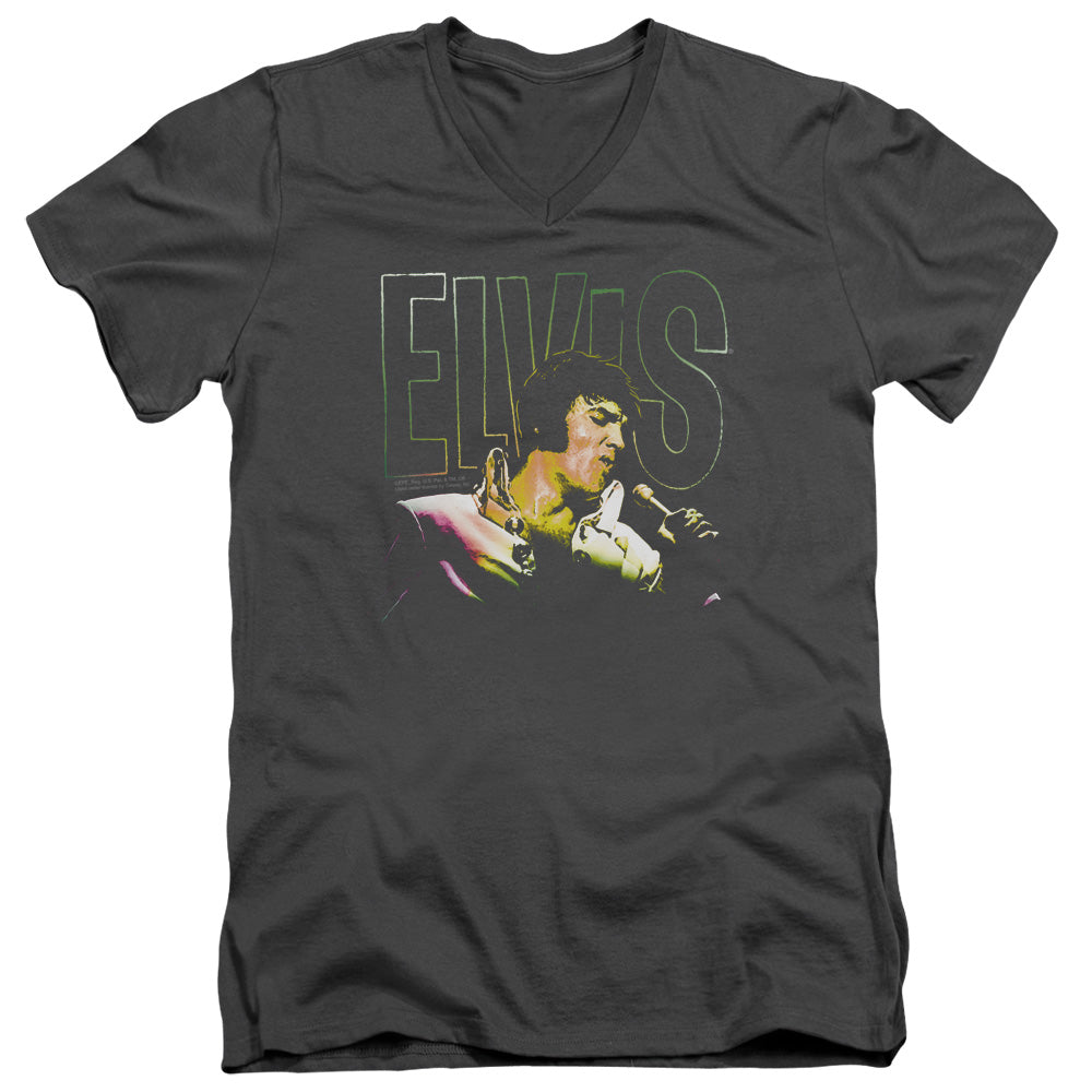Elvis Presley Multicolored V-Neck T-Shirt