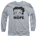 Betty Boop Boop Nope Long Sleeve T-Shirt