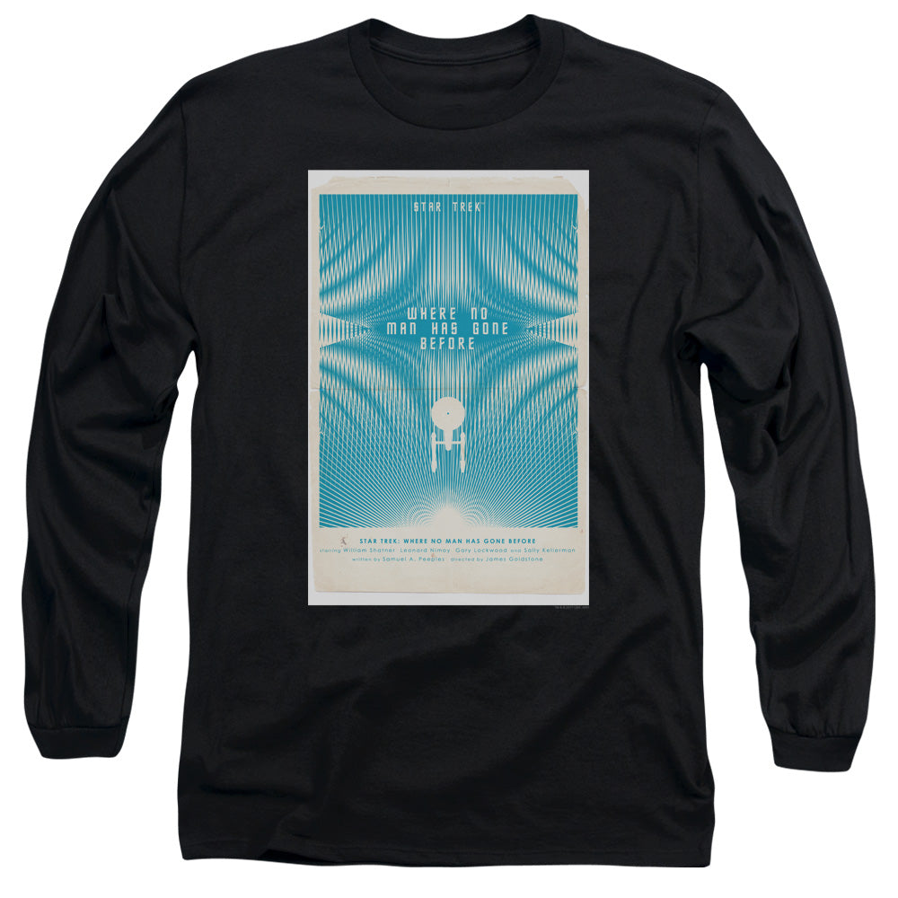 Star Trek Where No Man Has Gone Before Black Long Sleeve T-Shirt