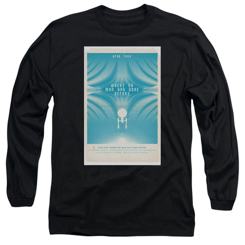 Star Trek Where No Man Has Gone Before Black Long Sleeve T-Shirt