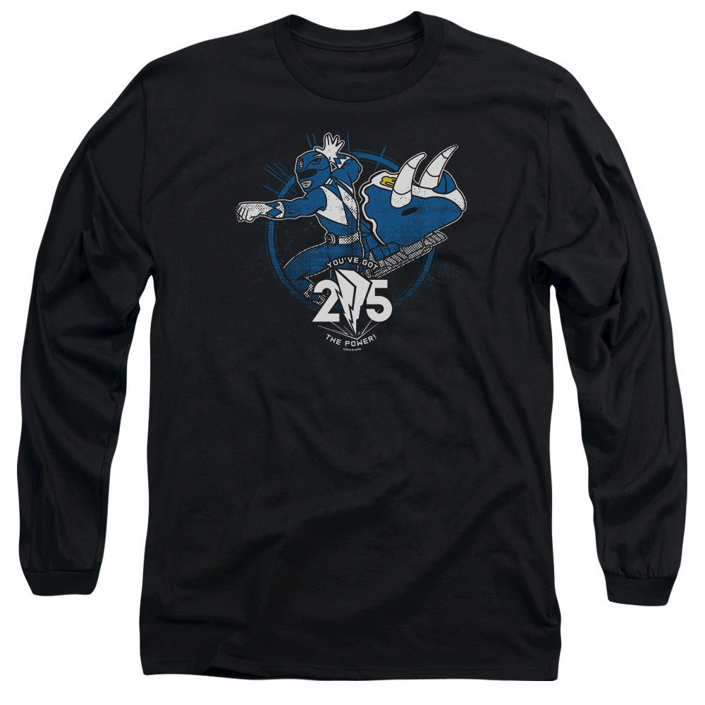 Mighty Morphin Power Rangers Blue 25 Long Sleeve T-Shirt