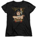 Justice League Deflection Womens T-Shirt