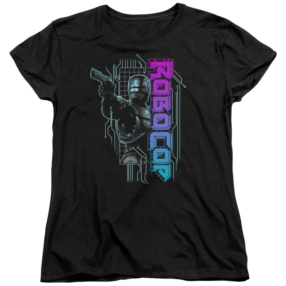 RoboCop Robo Neon Womens T-Shirt
