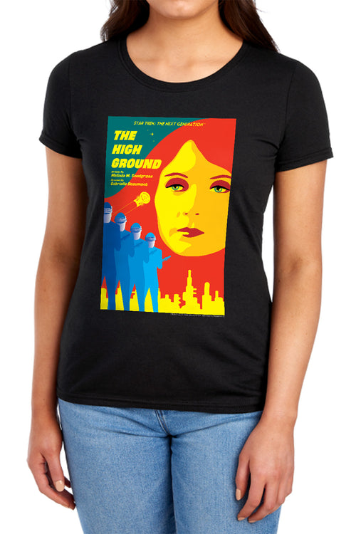Star Trek The High Ground Black Womens T-Shirt