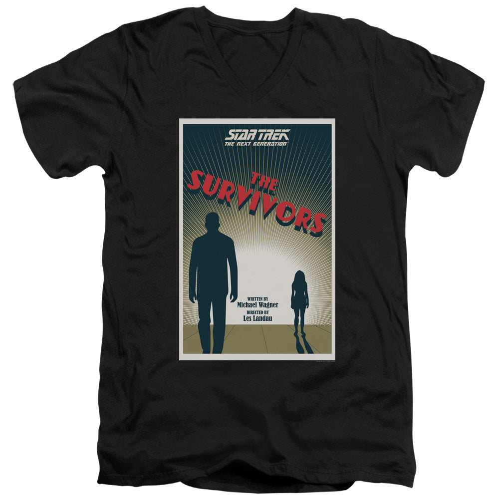 Star Trek The Survivors Black V-Neck T-Shirt