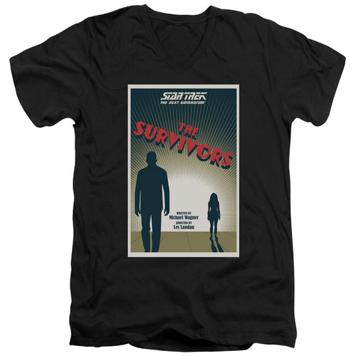 Star Trek The Survivors Black V-Neck T-Shirt