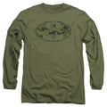 Batman Marine Camo Shield Long Sleeve T-Shirt
