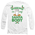 Christmas Working on My Santa Body Long Sleeve T-Shirt
