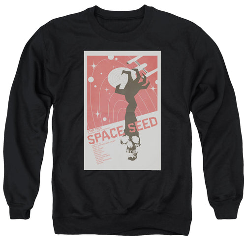 Star Trek Juan Ortiz Space Seed Black Crewneck Sweatshirt