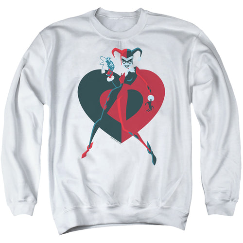 Batman Harely  Heart Crewneck Sweatshirt