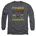 Mighty Morphin Power Rangers Ranger Heads Long Sleeve T-Shirt