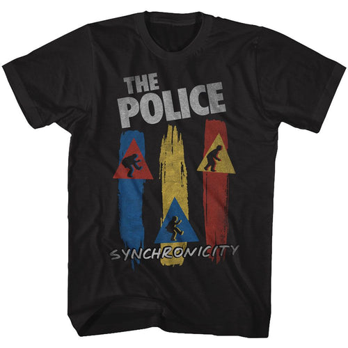 Synchro The Police t-shirt in black
