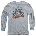 Superman Vintage Stance Long Sleeve T-Shirt