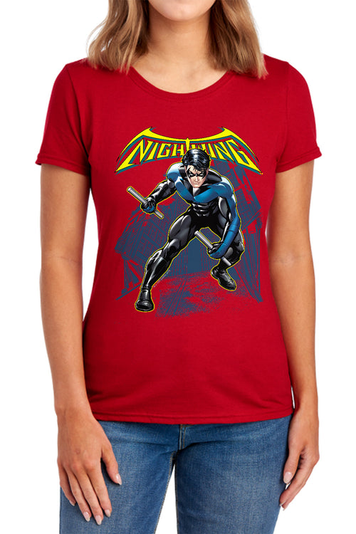 Batman Nightwing Womens T-Shirt