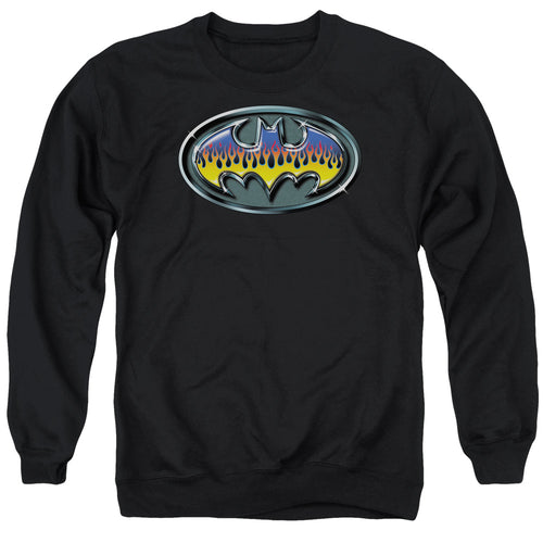 Batman Hot Rod Shield Crewneck Sweatshirt