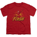 Justice League Flash Rough Distress Youth/Toddler T-Shirt