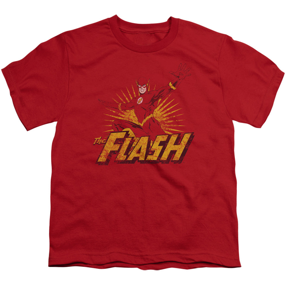 Justice League Flash Rough Distress Youth/Toddler T-Shirt