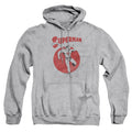Superman Vintage Sphere Athletic Heather Pullover Hoodie