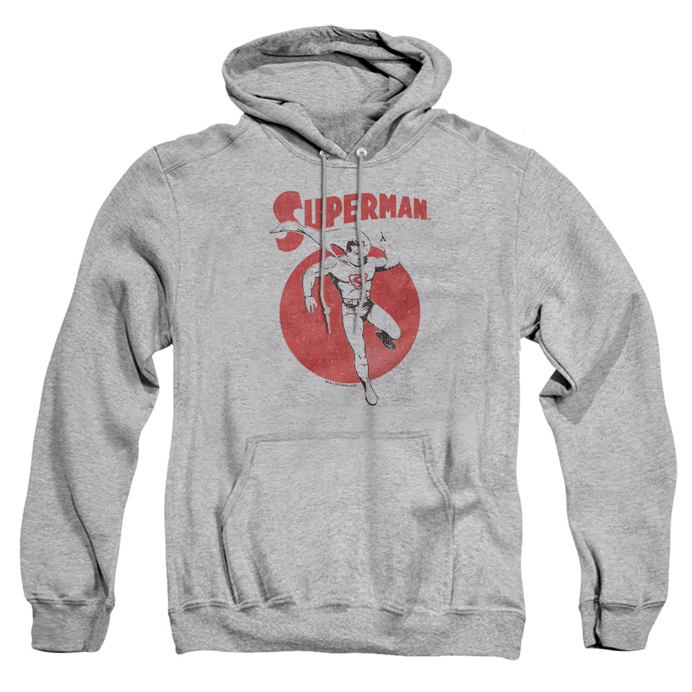 Superman Vintage Sphere Athletic Heather Pullover Hoodie