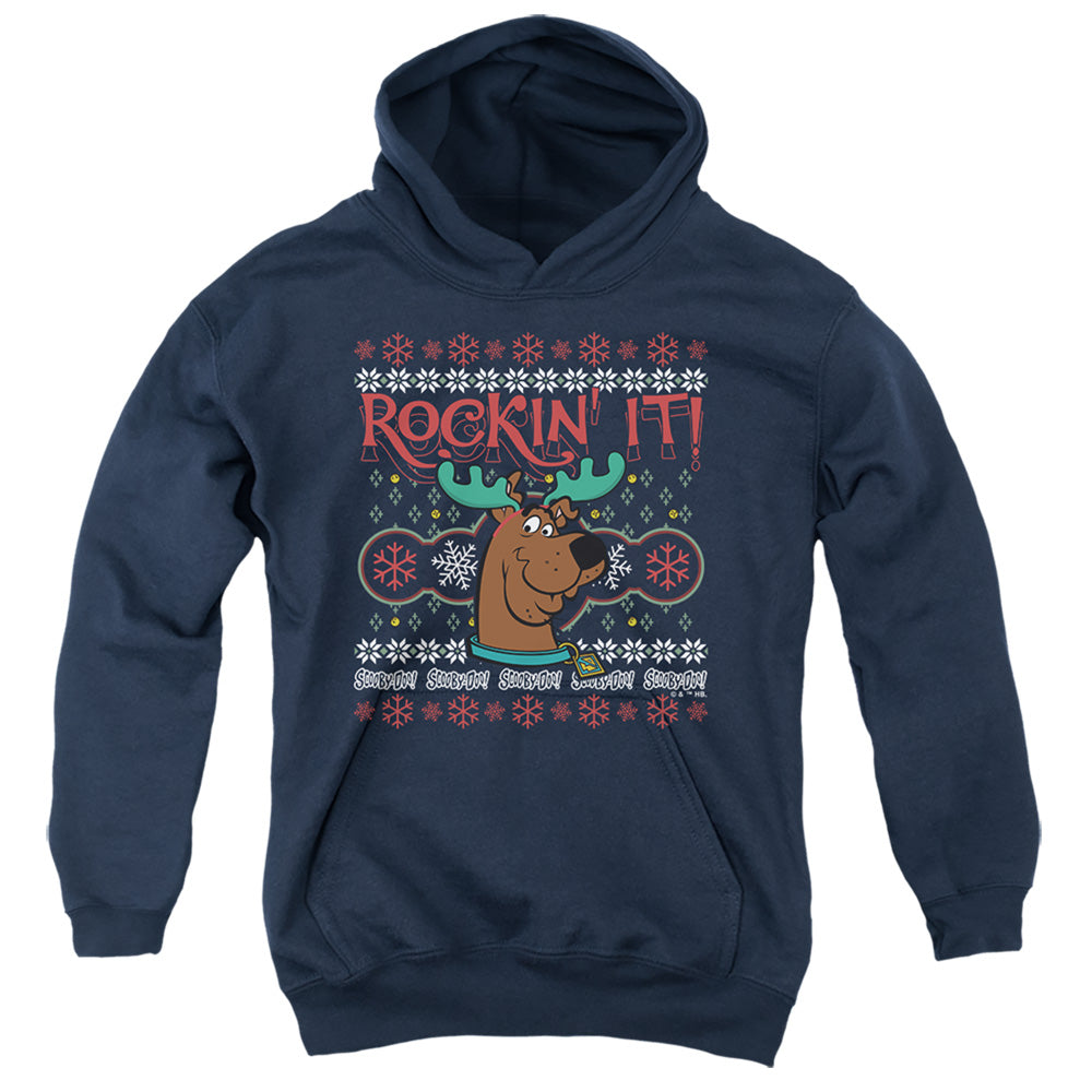 Scooby-Doo Rockin' It Ugly Christmas Youth Hoodie