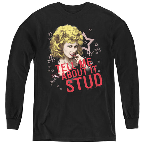 Grease Tell Me About It Stud Youth Long Sleeve T-Shirt