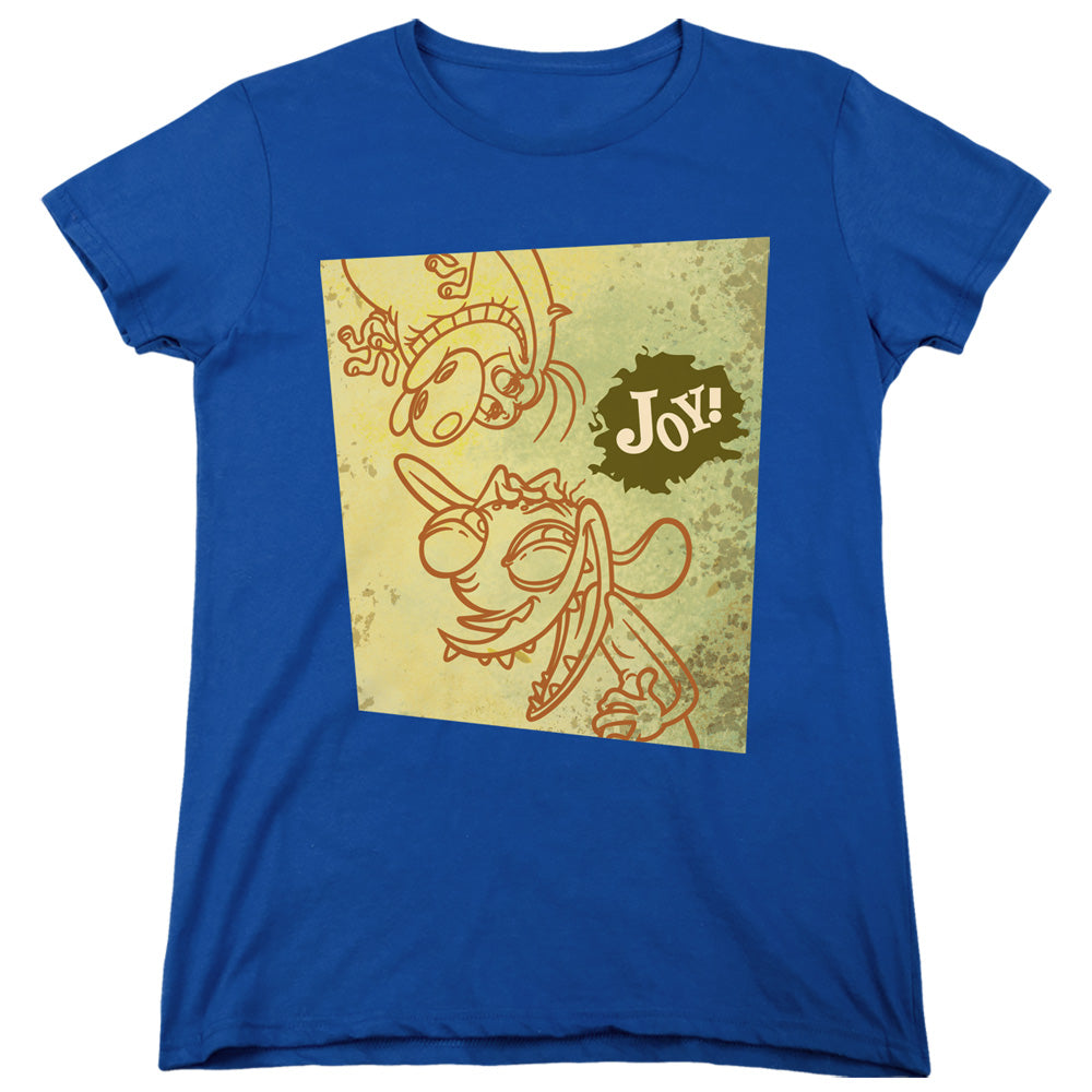 Ren and Stimpy Joy! Womens T-Shirt