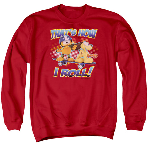Garfield How I Roll Crewneck Sweatshirt
