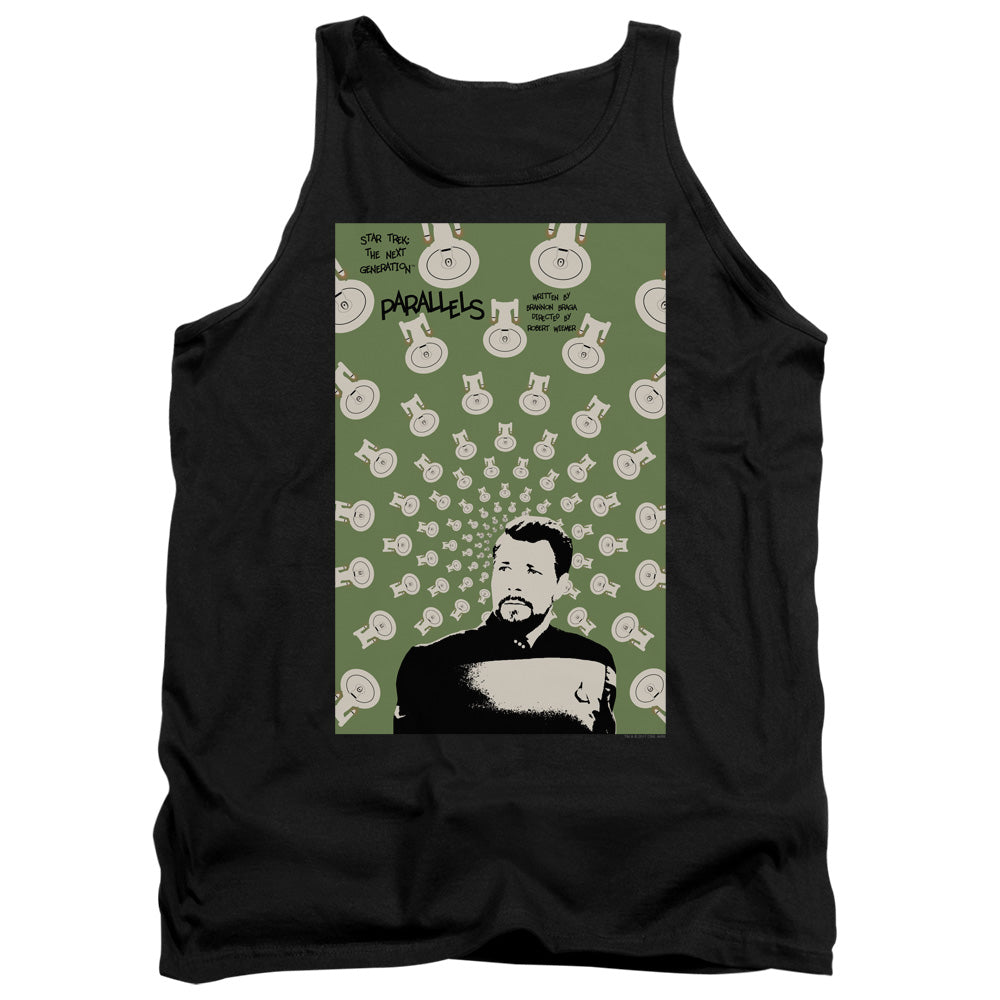 Star Trek Parallels Black Tank Top