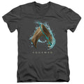 Aquaman Water Shield V-Neck T-Shirt