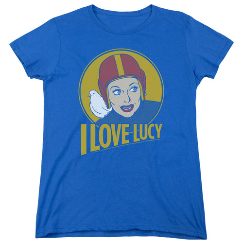 I Love Lucy Lb Super Comic Womens T-Shirt