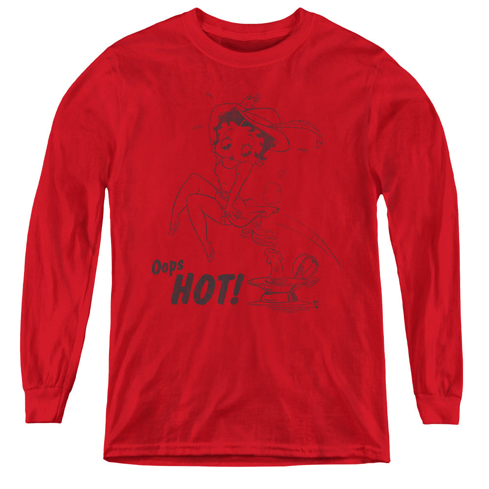Betty Boop Nimble Betty Youth Long Sleeve T-Shirt
