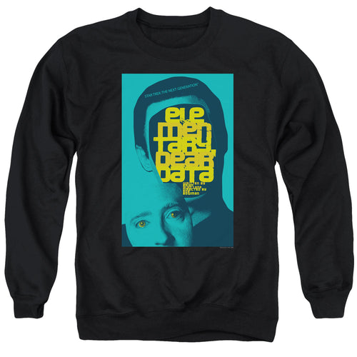 Star Trek Elementary Dear Data Black Crewneck Sweatshirt