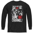 Batman Bat Channel Youth Long Sleeve T-Shirt