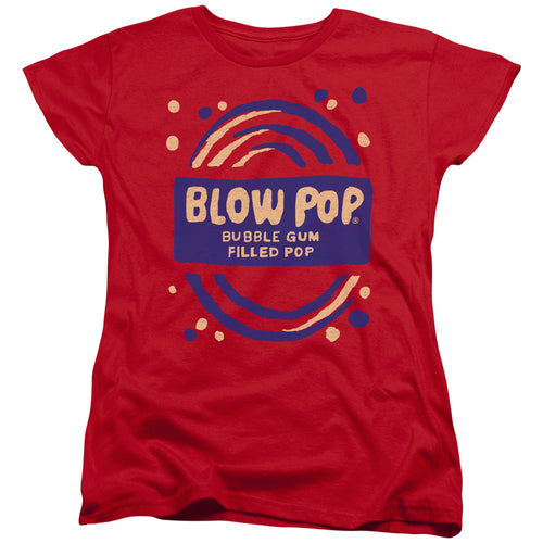 Blow Pop Bubble Gum Filled Pop Womens T-Shirt