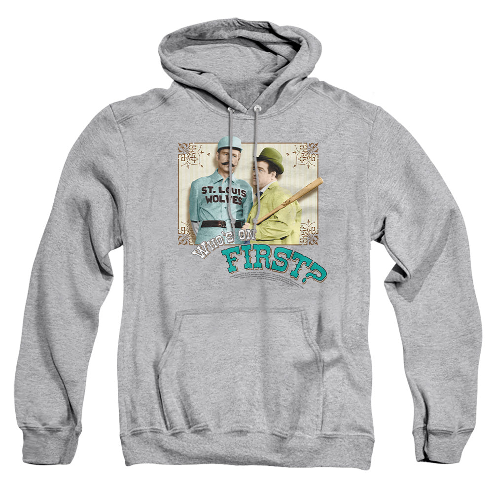Abbott and Costello Whos On First Pullover Hoodie