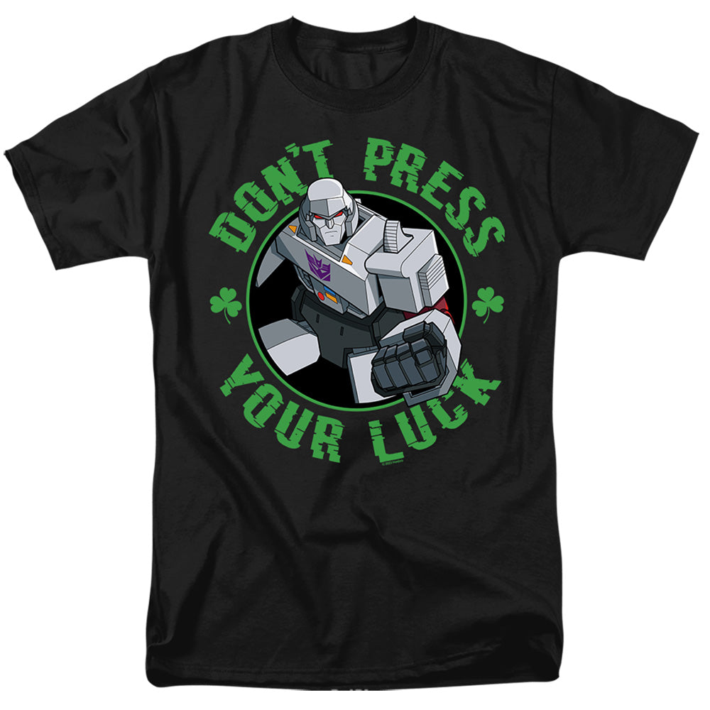 Transformers ST. Patrick's Day Megatron Don't Press Your Luck T-Shirt