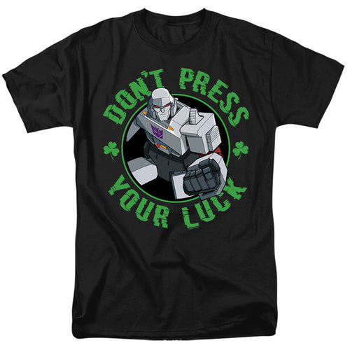 Transformers ST. Patrick's Day Megatron Don't Press Your Luck T-Shirt