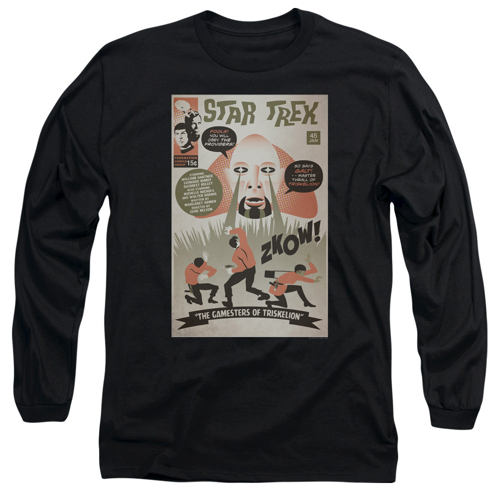 Star Trek Juan Ortiz The Gamesters of Triskelion Black Long Sleeve T-Shirt