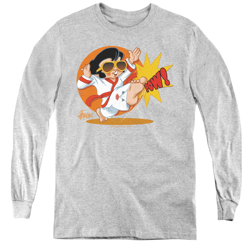 Elvis Presley Karate King Youth Long Sleeve T-Shirt