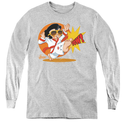 Elvis Presley Karate King Youth Long Sleeve T-Shirt
