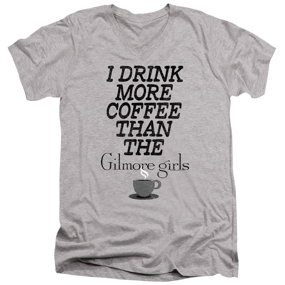 Gilmore Girls More Coffee V-Neck T-Shirt