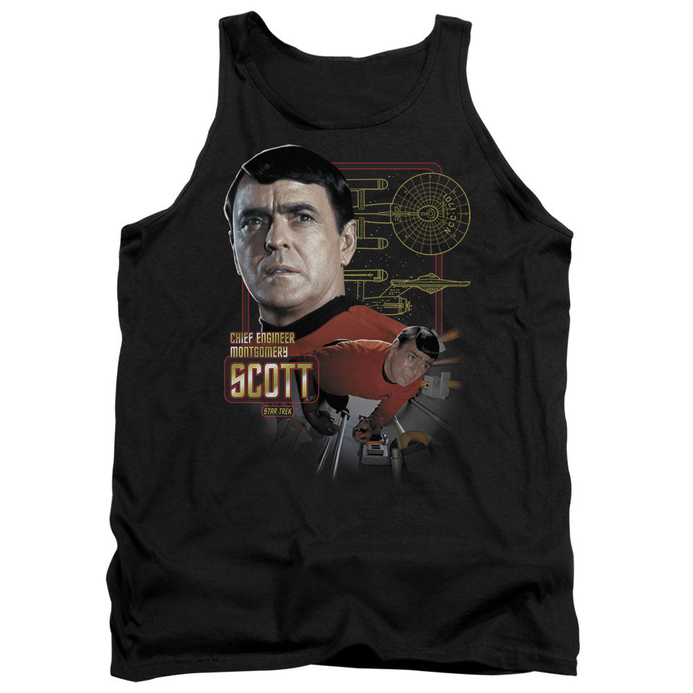Star Trek Chief Engineer Montgomery Scott Tank Top