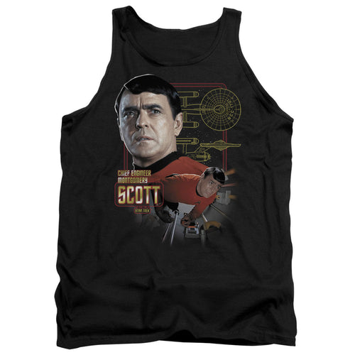 Star Trek Chief Engineer Montgomery Scott Tank Top