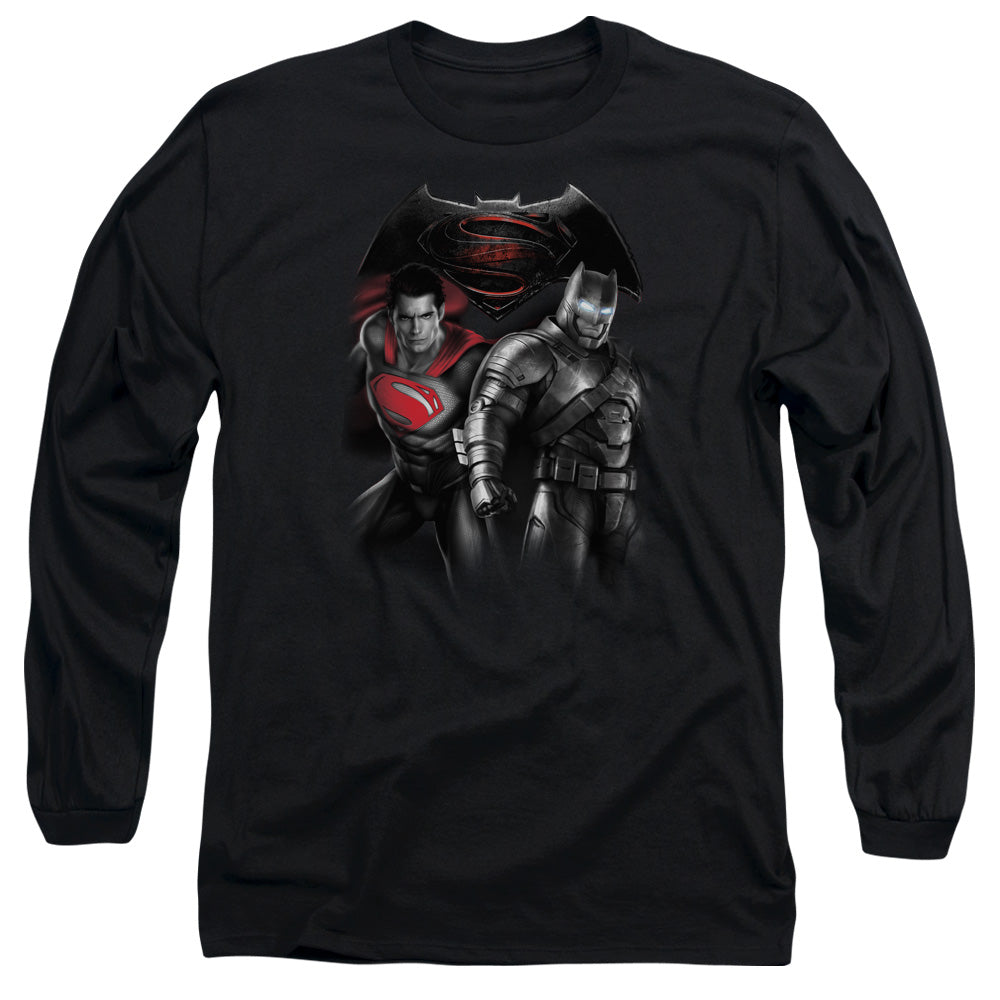 Batman v Superman Stand Off Long Sleeve T-Shirt