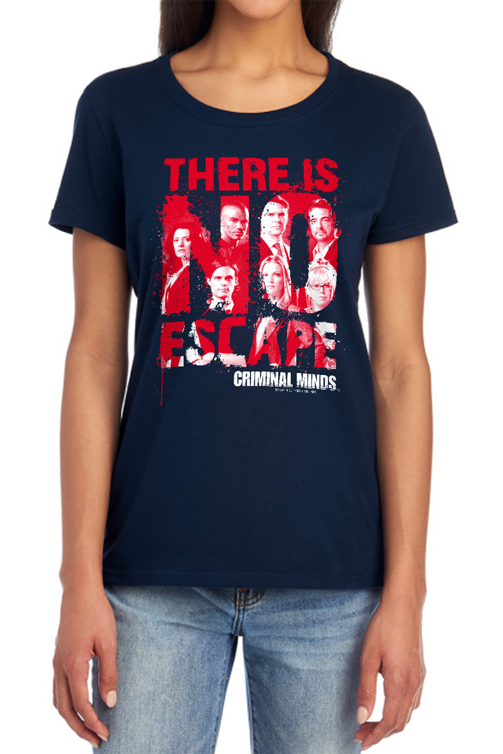 Criminal Minds No Escape Womens T-Shirt