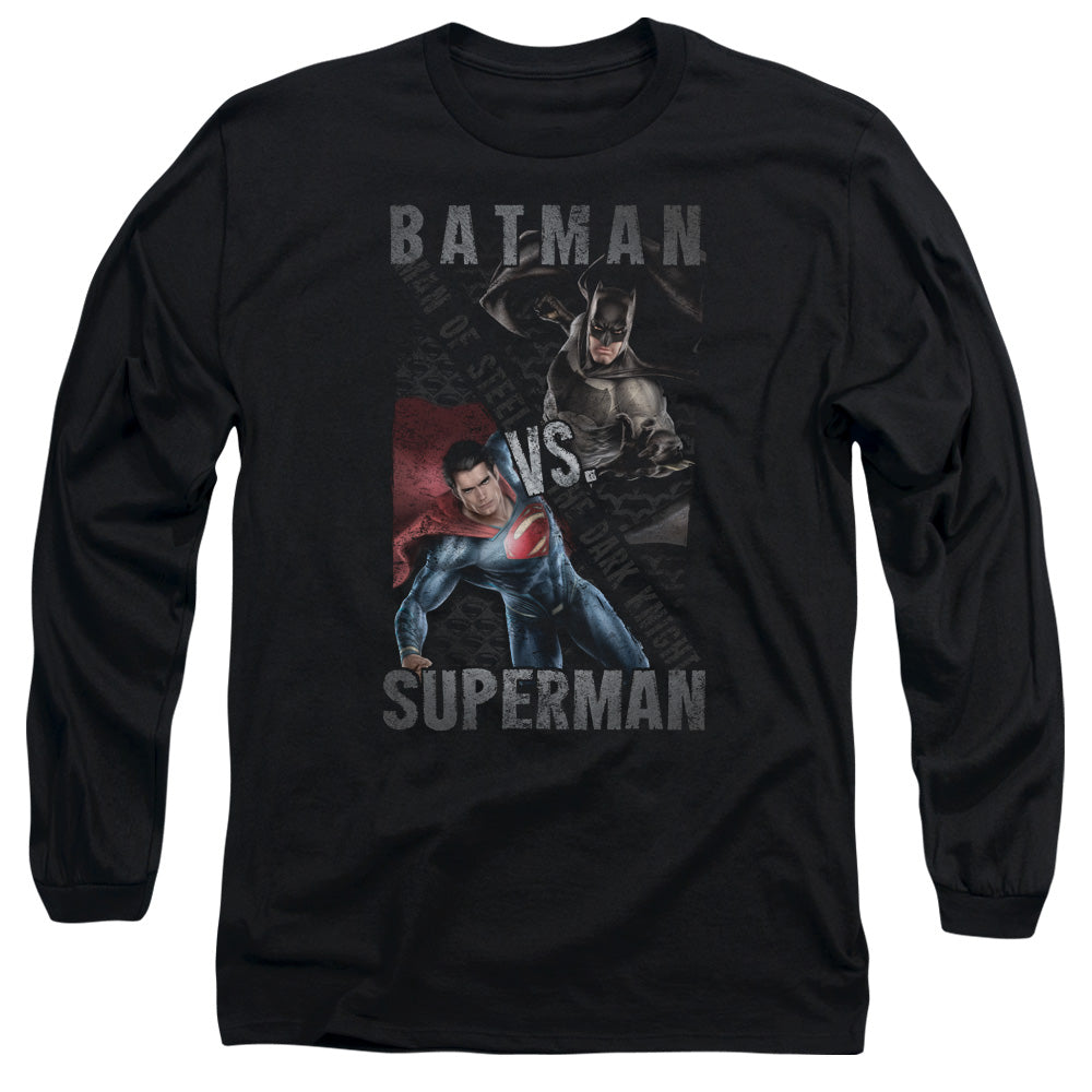 Batman v Superman Hero Split Long Sleeve T-Shirt