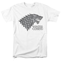 Game of Thrones Startk Winter Is Coming On White T-Shirt