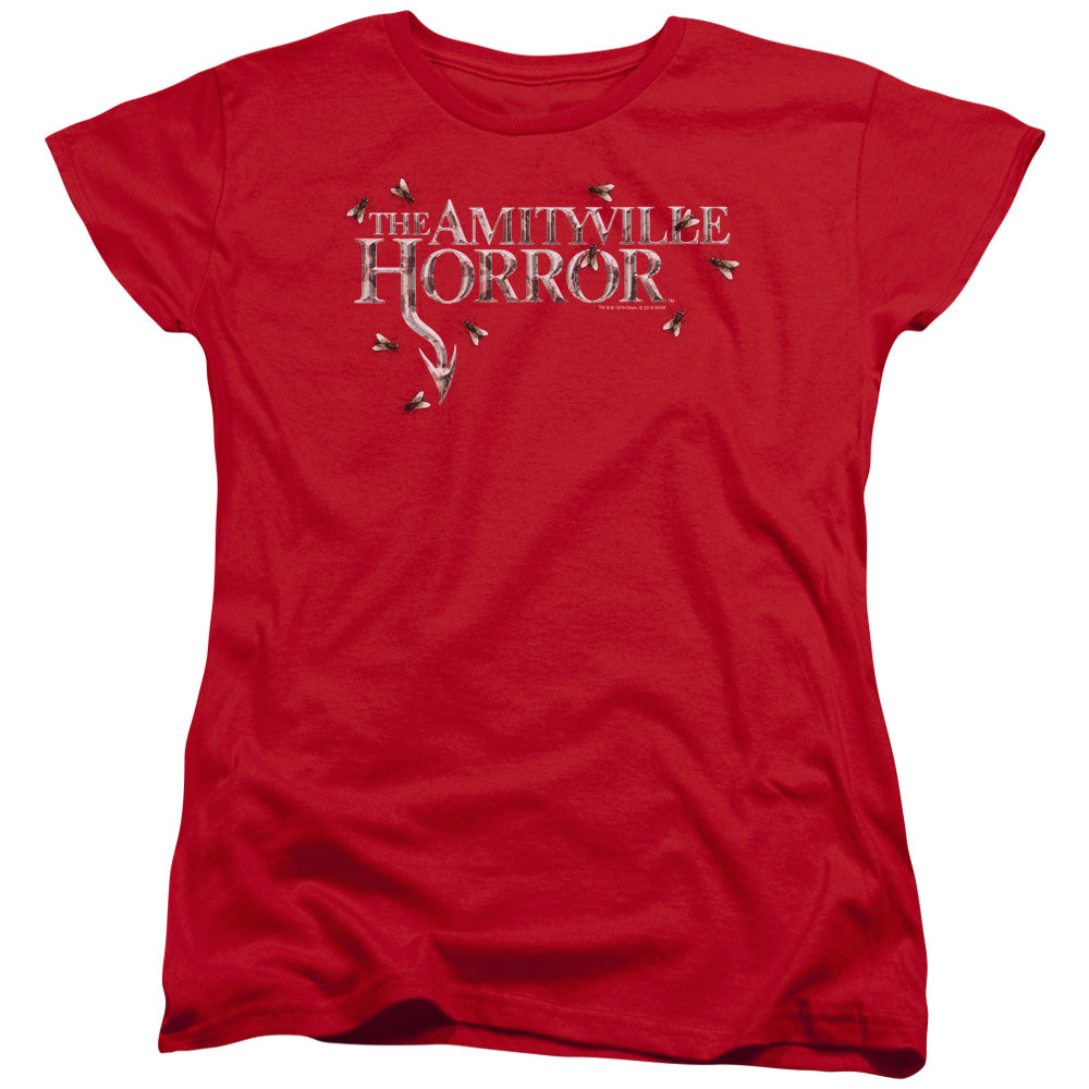 Amityville Horror Flies Womens T-Shirt